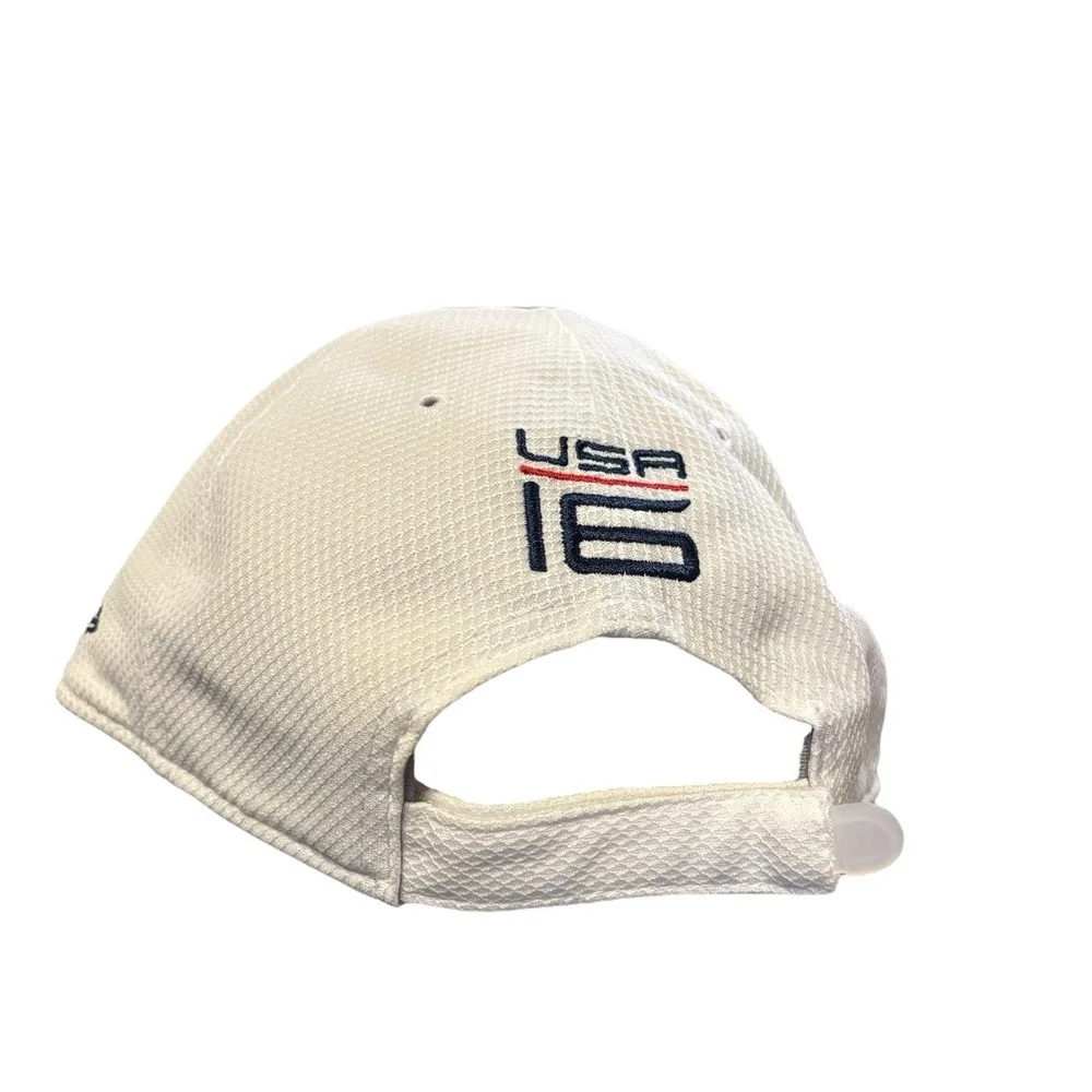 New‎ Era 2016 USA Ryder Cup Strapback Hat White One Size White Blue Casual